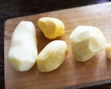 黄金色◎じゃがいもの癒しケーキ作り方1写真