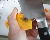 柿のカプレーゼ作り方1写真