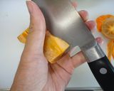 柿と生ハムのオードブル作り方1写真