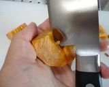 柿と生ハムのオードブル作り方2写真