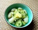 らっきょ漬けにきゅうりで✿楽々酢の物作り方6写真