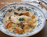 ＊チキンときのことかぼちゃのクリーム煮＊作り方9写真