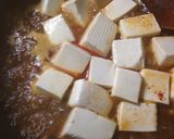 肉味噌で☆油を使わない四川風麻婆豆腐作り方6写真