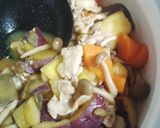 さつまいもの秋の味覚肉じゃが作り方4写真