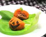 肉詰めハロウィンかぼちゃのサラダ菜畑作り方12写真