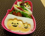 キャラ弁♡ハロウィン 簡単サンドイッチ作り方3写真
