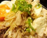 温玉のせ肉豆腐作り方7写真