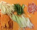 じゃがいもと人参とピーマンのきんぴら風作り方1写真