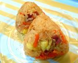 食欲の秋に簡単ほっくりさつまいものおこわ作り方5写真