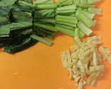 小松菜と油揚げの煮浸し作り方1写真