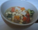 大豆の味噌スープ作り方5写真