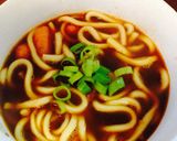 一人で食べる簡単カレーうどん作り方5写真