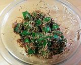手軽に一品!!オクラの胡麻まぶし作り方3写真