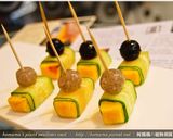 黑Q黃瓜甜柿卷．柯媽媽の植物燕窩作り方7写真