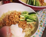 簡単ランチ♡鶏ミンチで汁なし担々麺♡作り方6写真