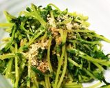 豆苗のおひたし♡香ばしいピーナッツ風味♪作り方3写真