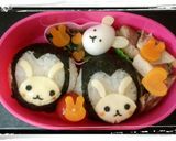 キャラ弁に♡プチトマトハート♡作り方9写真