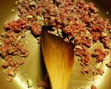 芳香♪♪合びき肉ときのこのカレーパスタ☆作り方1写真