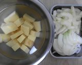 さつま芋とセロリのポタージュ作り方1写真