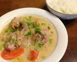 簡単❗️骨付き肉のシチュー作り方5写真