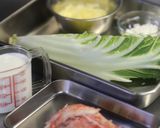 白菜の中華風チーズミルク煮。作り方1写真