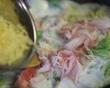 白菜の中華風チーズミルク煮。作り方7写真