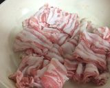 豚ばらカリカリ♪空芯菜のシャキッと炒め作り方2写真