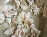 簡単☆豚ロース薄切りの甘酢ケチャップ炒め作り方1写真