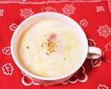 白菜とチーズ☆簡単５分でクリームスープ作り方3写真