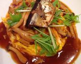 骨まで食べれる秋刀魚のオムライス作り方6写真
