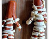 【在米向け】ミイラのハロウィンおやつ作り方2写真
