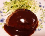 簡単♪麩入りハンバーグ＋お手軽デミソース作り方9写真