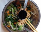スピード料理　スタミナ納豆和え作り方4写真