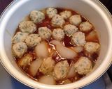 ほっこり旨い☆鶏団子と大根の煮物作り方6写真