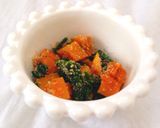 離乳食中期〜♡南瓜とほうれん草のごま和え作り方4写真