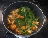 おかひじきとなめこのお味噌汁♡作り方3写真