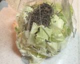 超簡単キャベツの塩昆布サラダ作り方1写真