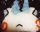 キャラ弁☆妖怪ウォッチ☆コマさん作り方6写真