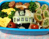 トッキュウジャー６号 キャラ弁♫作り方4写真