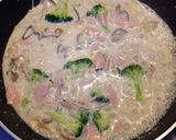 簡単！牛乳で♡キノコのクリームパスタ作り方5写真