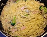 簡単！牛乳で♡キノコのクリームパスタ作り方6写真