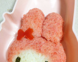桜でんぶのマイメロちゃん♪（キャラ弁）作り方5写真