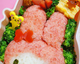 桜でんぶのマイメロちゃん♪（キャラ弁）作り方6写真