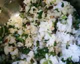 大根菜の混ぜ混ぜおにぎり作り方3写真