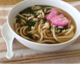 海老と春菊のとろーり生姜うどん作り方6写真