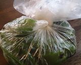 副菜　ゆでピーマンの塩昆布あえ作り方3写真