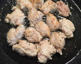 お弁当の御菜にも！！一口鶏肉生姜ネギ揚げ作り方3写真
