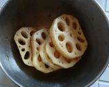 簡単♪レンコンのサクサクカレーチーズ焼き作り方1写真