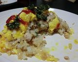 超簡単！ガーリックライスのオムライス風作り方7写真