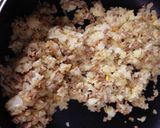 簡単☆カレー風味のひき肉チャーハン作り方3写真